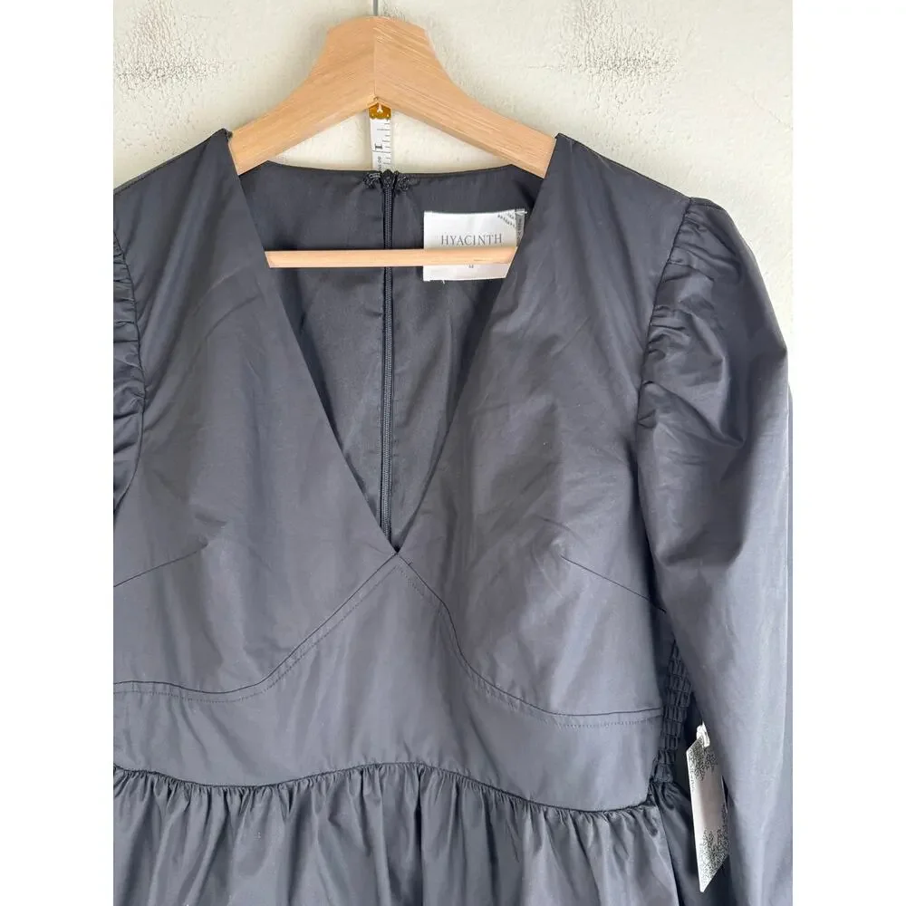 Tuckernuck Black V-Neck Peplum Blouse